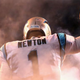 Cam Newton of the Carolina Panthers being introduced prior to the NFC Championship Game between the Panthers and the Arizona Cardinals Jan. 24, 2016, in Charlotte, N.C.
Streeter Lecka/Getty Images